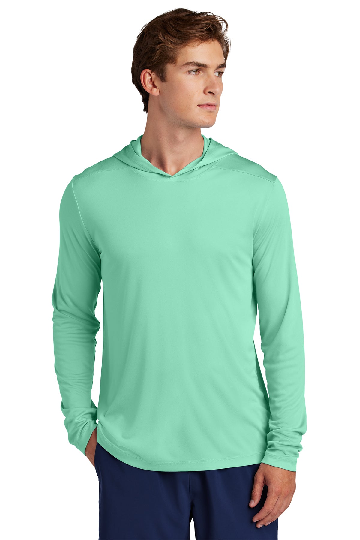 Sport-Tek® Posi-UV® Pro Long Sleeve Hoodie Unisex - Ref ST420LSH