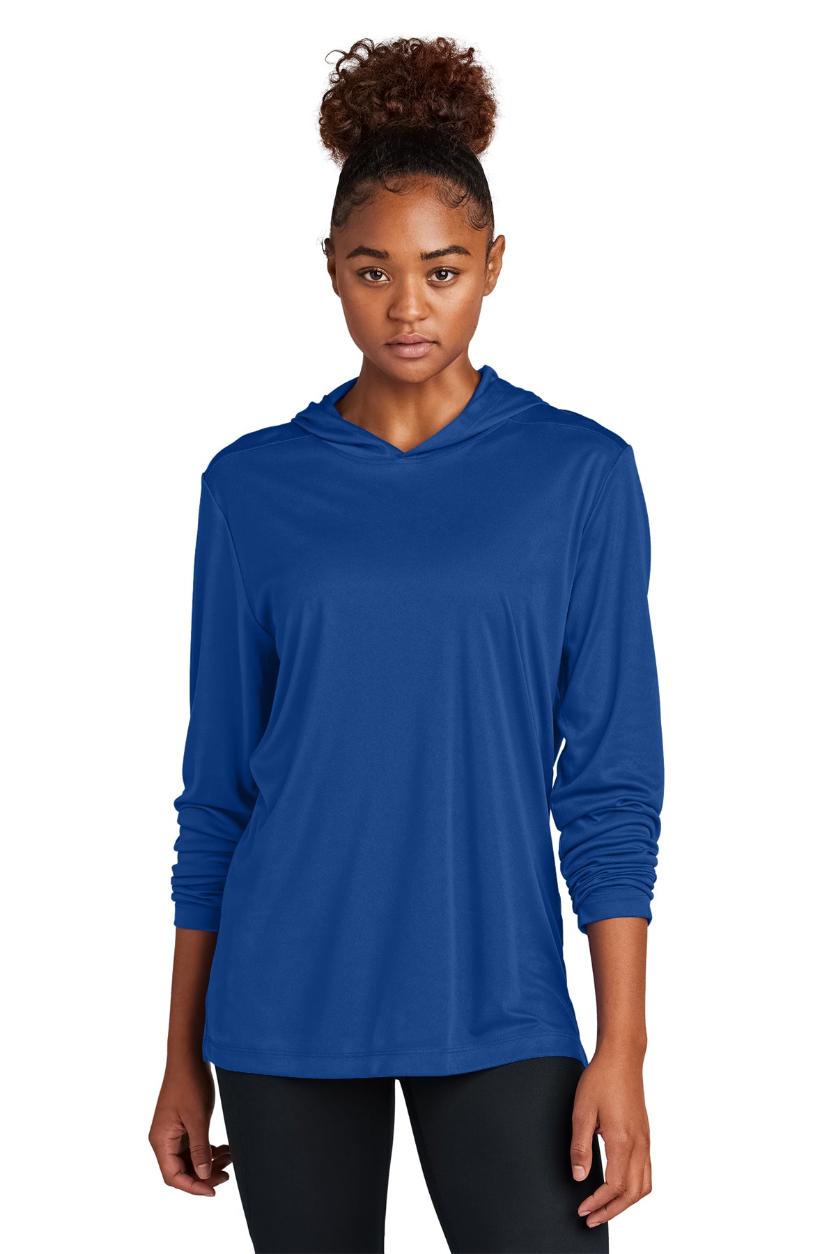 Sport-Tek® Posi-UV® Pro Long Sleeve Hoodie Unisex - Ref ST420LSH