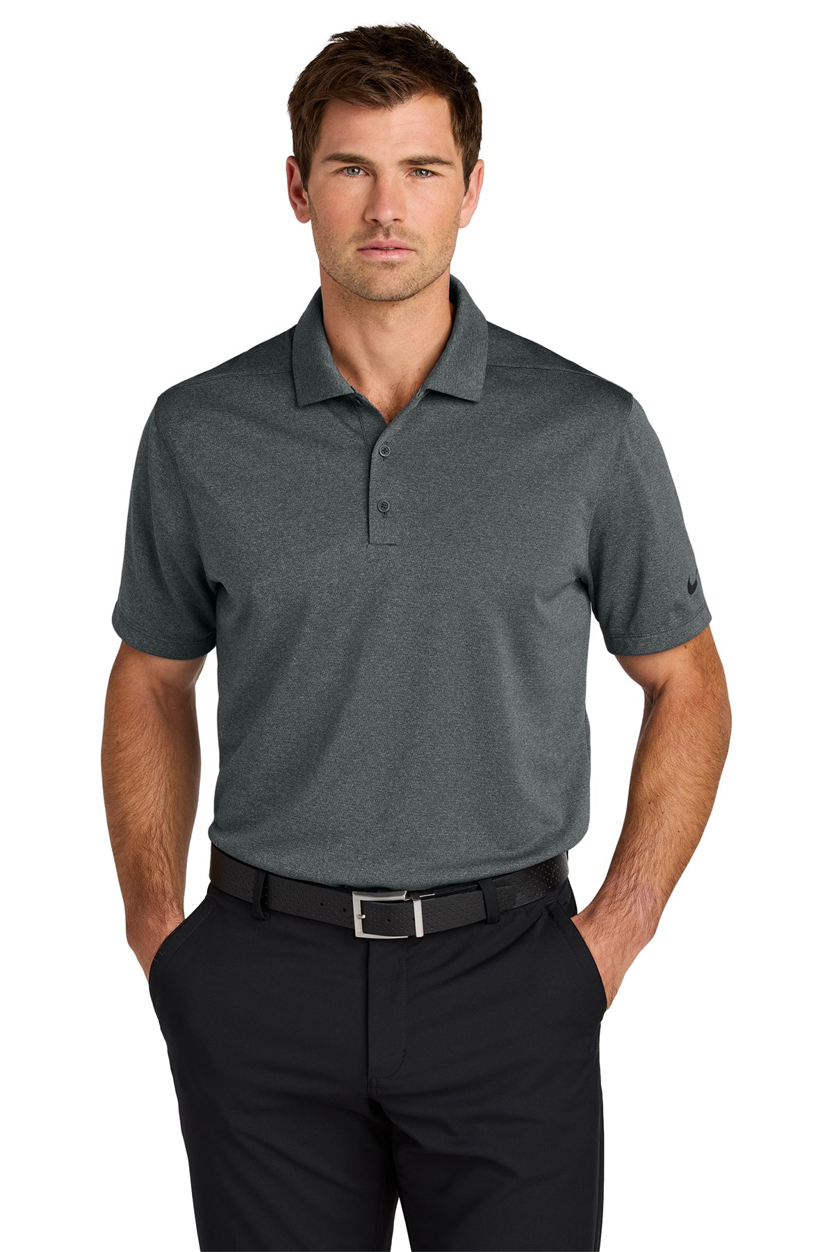 Nike Dri-FIT Smooth Heather Polo Unisex - Ref NKFQ4794