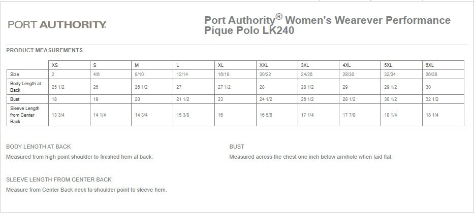 Women’s Wearever Performance Pique Polo Port Authority®