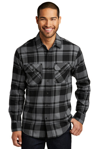 Plaid Flannel Shirt for Men with Buttons Port Authority® - Ref: W668