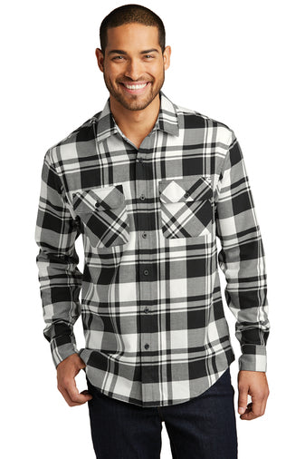 Plaid Flannel Shirt for Men with Buttons Port Authority® - Ref: W668