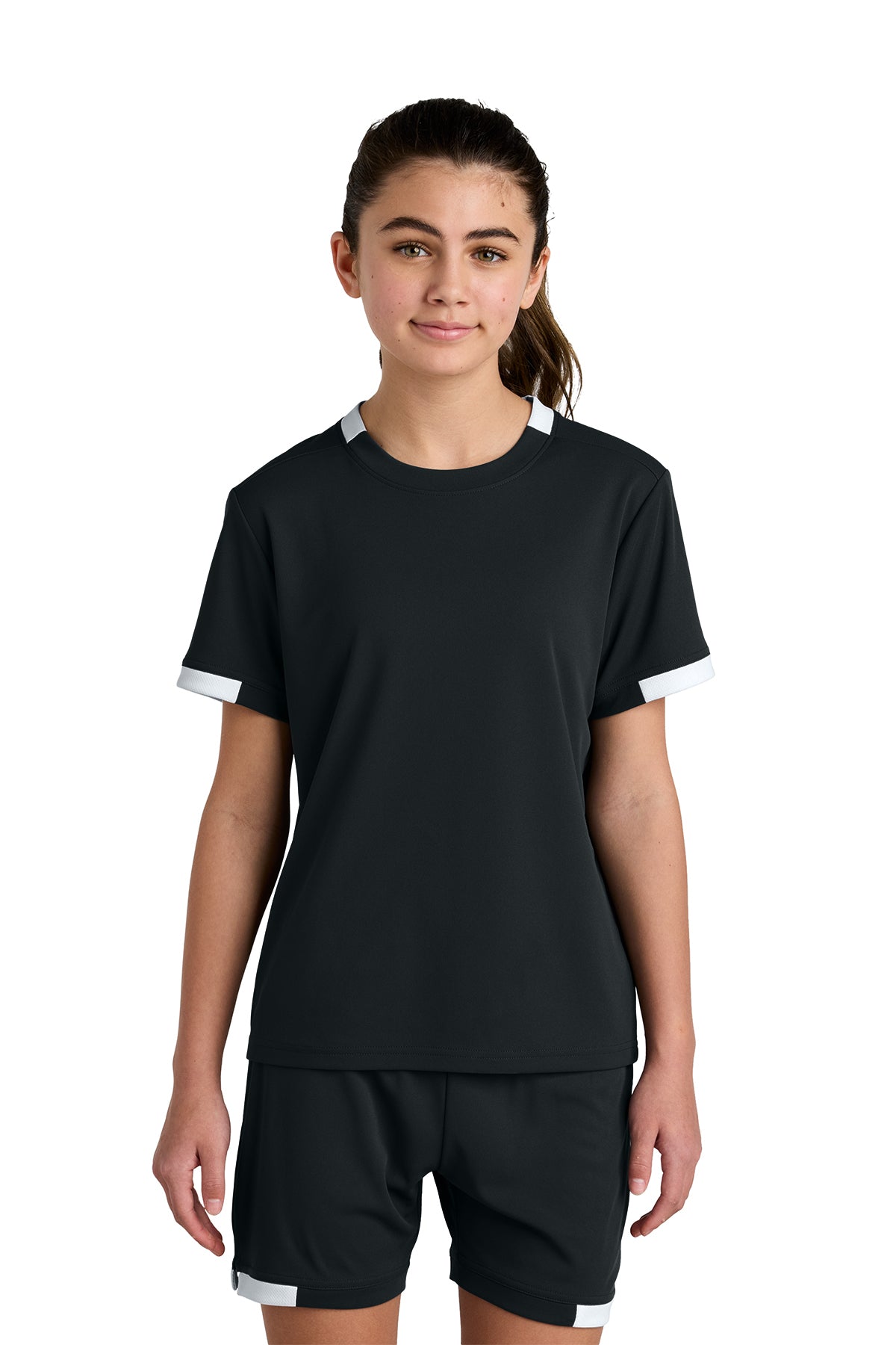 Sport-Tek® Youth Club Short Sleeve Crew - Available to customize Ref YST440