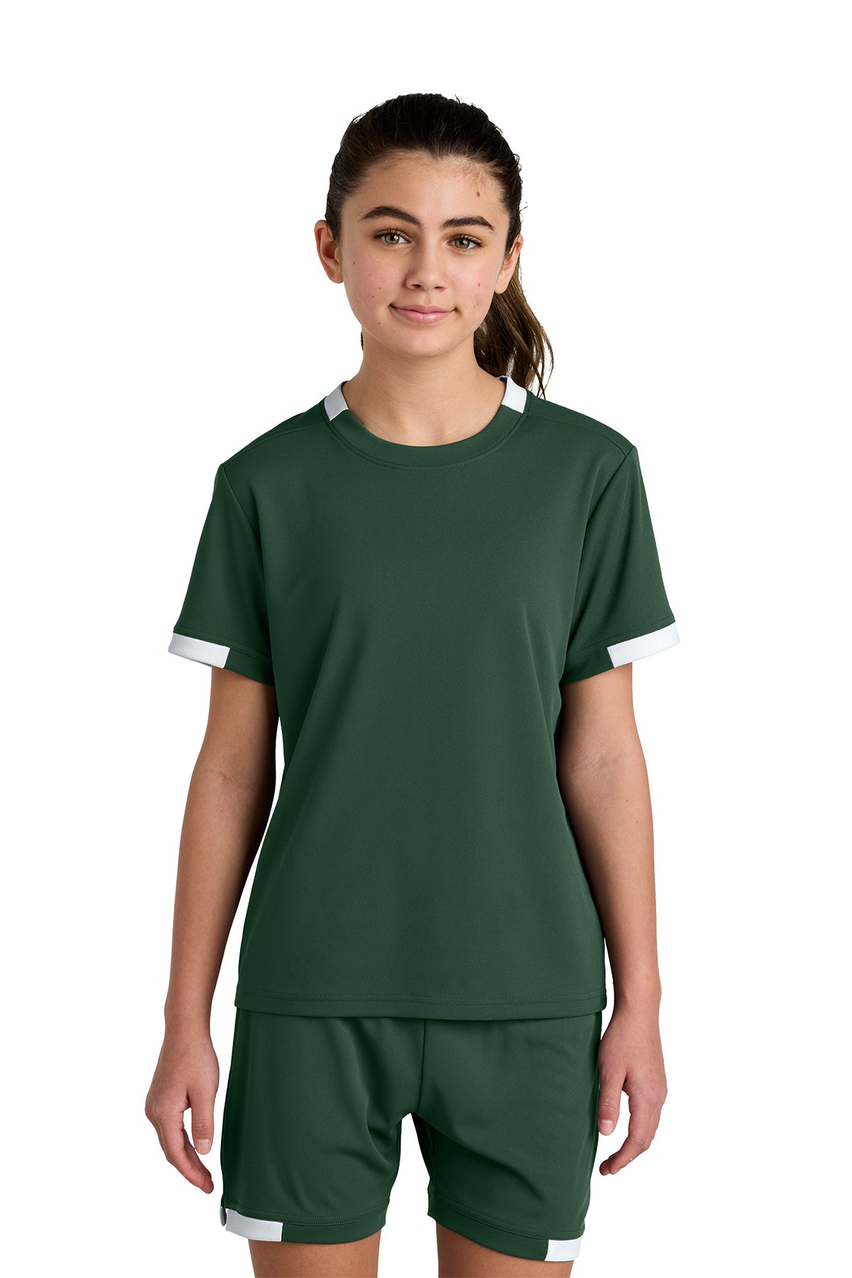 Sport-Tek® Youth Club Short Sleeve Crew - Available to customize Ref YST440