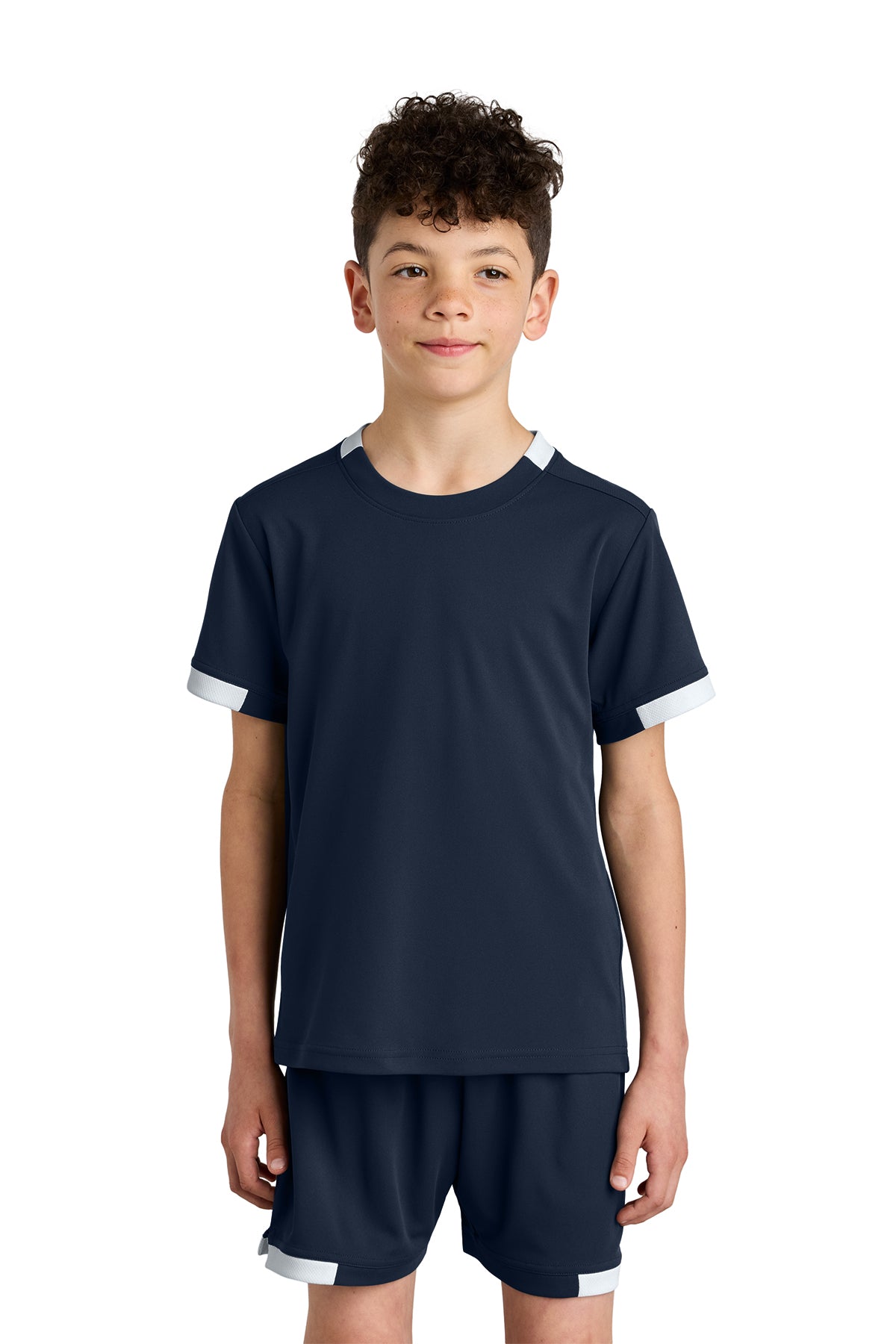 Sport-Tek® Youth Club Short Sleeve Crew - Available to customize Ref YST440