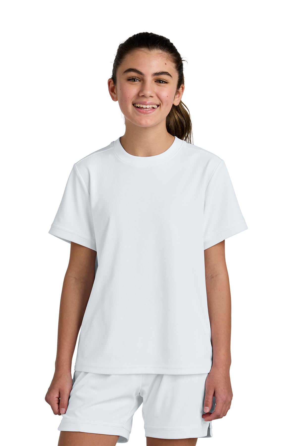 Sport-Tek® Youth Club Short Sleeve Crew - Available to customize Ref YST440