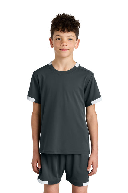 Sport-Tek® Youth Club Short Sleeve Crew - Available to customize Ref YST440