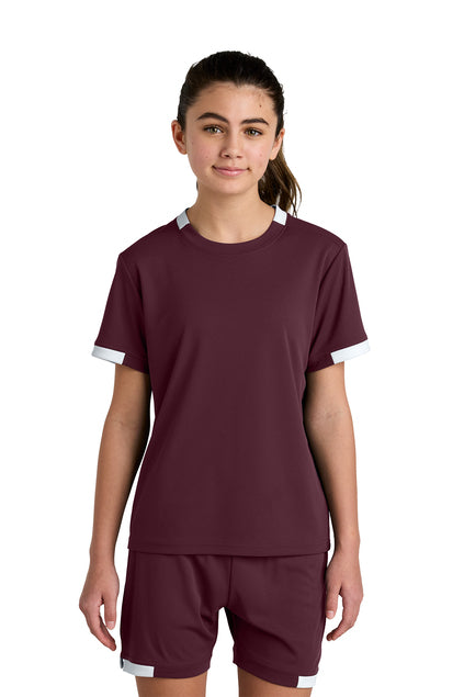 Sport-Tek® Youth Club Short Sleeve Crew - Available to customize Ref YST440