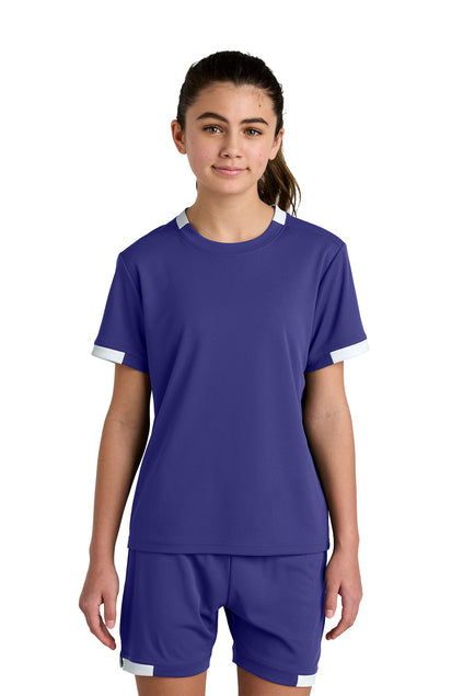 Sport-Tek® Youth Club Short Sleeve Crew - Available to customize Ref YST440
