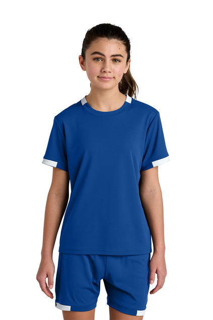 Sport-Tek® Youth Club Short Sleeve Crew - Available to customize Ref YST440