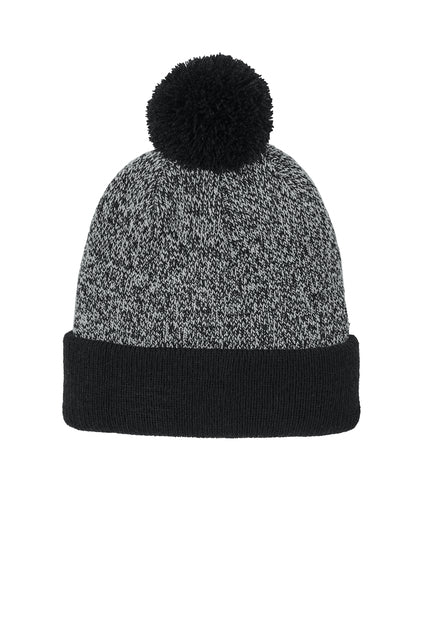 Sport-Tek® Halftime Heather Pom Beanie Ref STC68