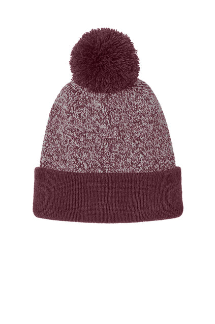 Sport-Tek® Halftime Heather Pom Beanie Ref STC68