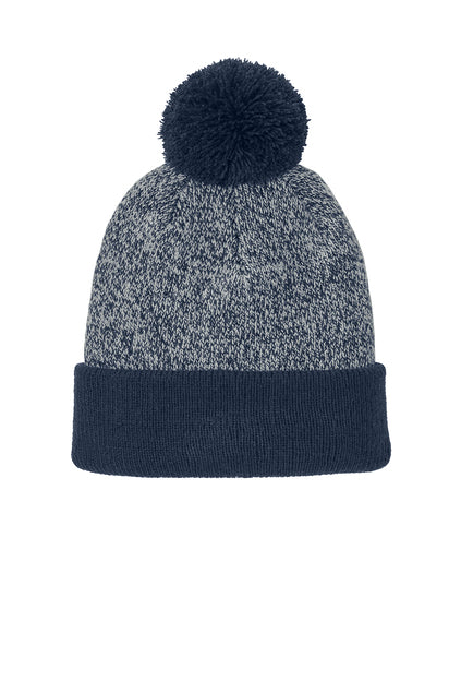 Sport-Tek® Halftime Heather Pom Beanie Ref STC68