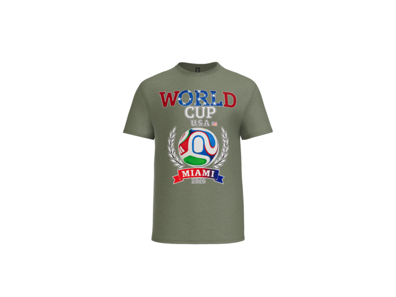 World Cup Miami 2026 T-Shirt – Premium Cotton Graphic Tee
