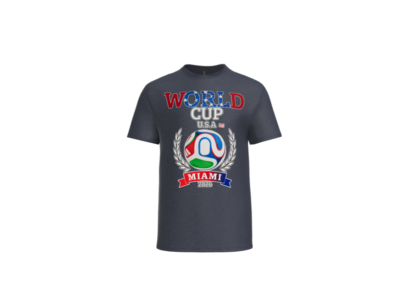 World Cup Miami 2026 T-Shirt – Premium Cotton Graphic Tee