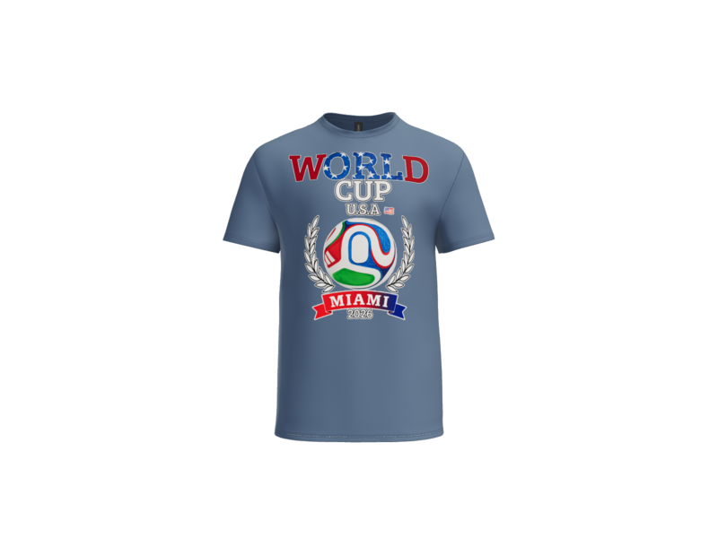 World Cup Miami 2026 T-Shirt – Premium Cotton Graphic Tee