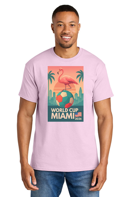 Gildan® 8000 DryBlend® T-Shirt – World Cup Miami 2026 Graphic Tee