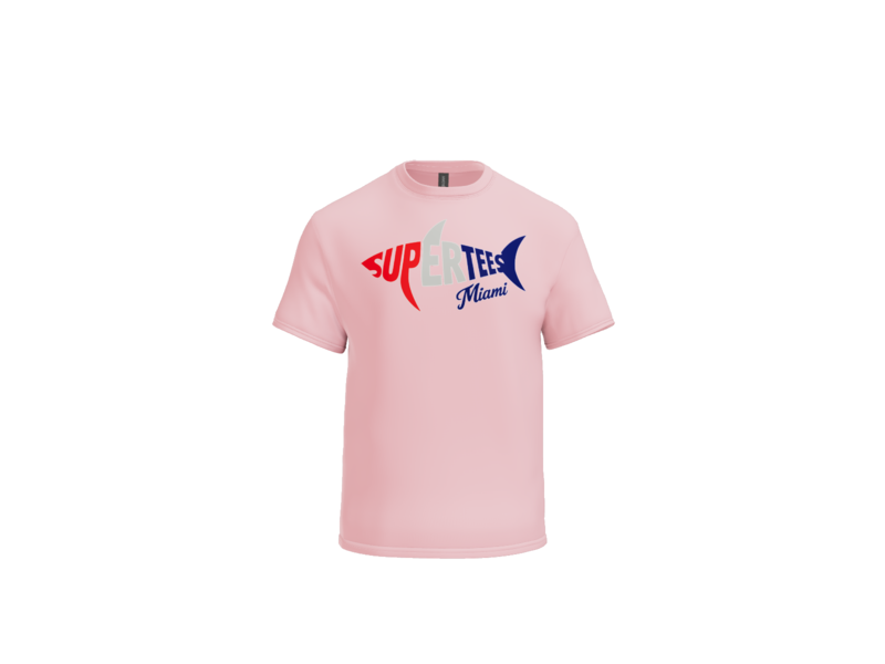 SUPER TEES Miami – Shark Edition Sale – Gildan® 8000 DryBlend® 50 Cotton/50 Poly T-Shirt