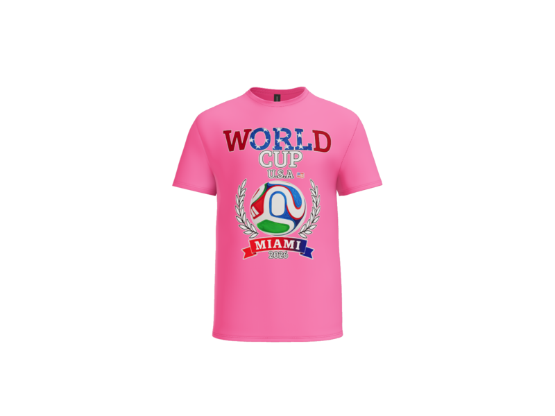 World Cup Miami 2026 T-Shirt – Premium Cotton Graphic Tee