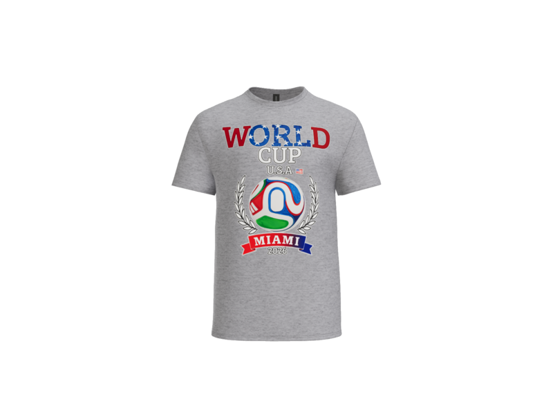 World Cup Miami 2026 T-Shirt – Premium Cotton Graphic Tee