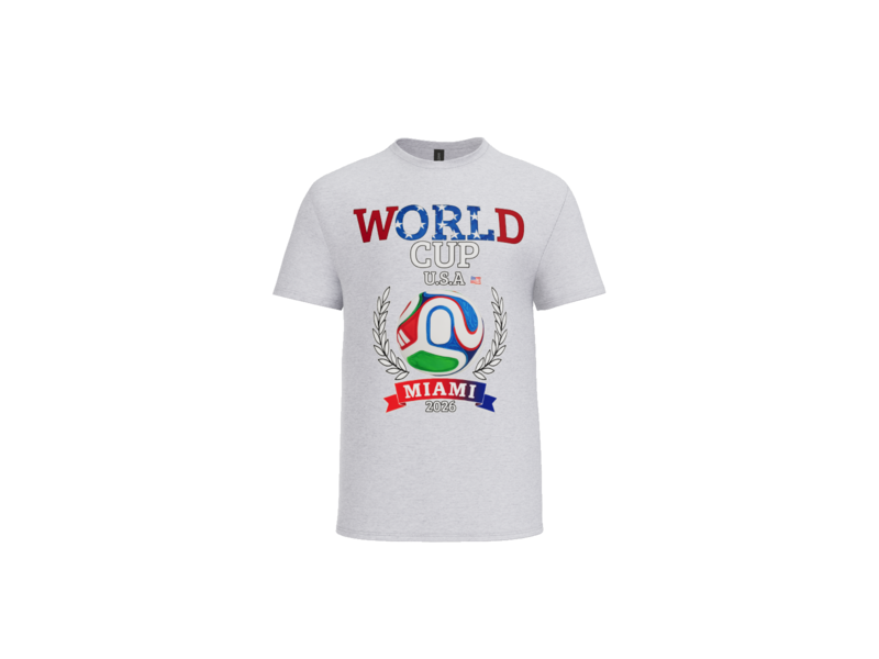 World Cup Miami 2026 T-Shirt – Premium Cotton Graphic Tee