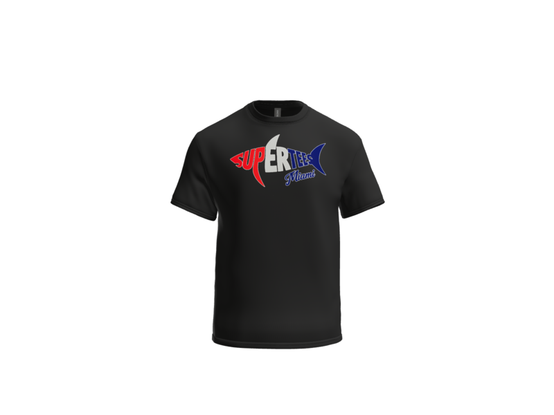 SUPER TEES Miami – Shark Edition Sale – Gildan® 8000 DryBlend® 50 Cotton/50 Poly T-Shirt