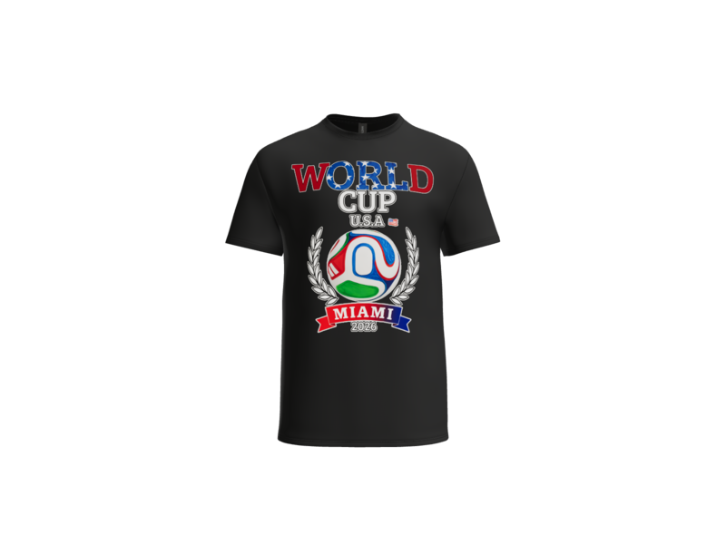 World Cup Miami 2026 T-Shirt – Premium Cotton Graphic Tee