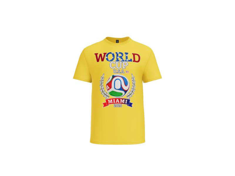 World Cup Miami 2026 T-Shirt – Premium Cotton Graphic Tee
