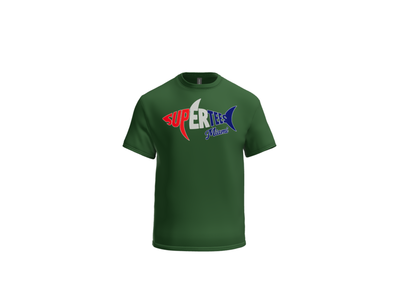 SUPER TEES Miami – Shark Edition Sale – Gildan® 8000 DryBlend® 50 Cotton/50 Poly T-Shirt