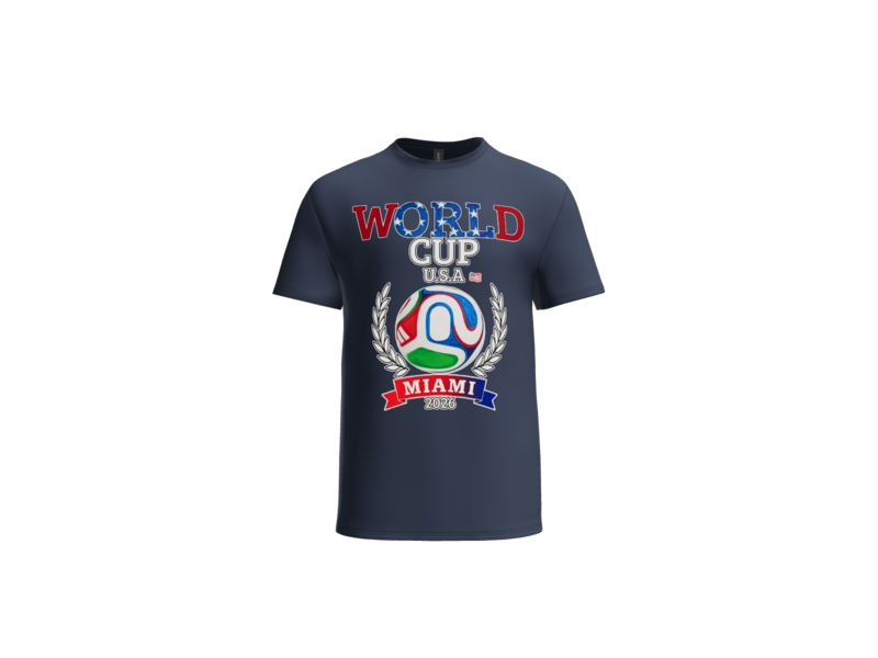World Cup Miami 2026 T-Shirt – Premium Cotton Graphic Tee
