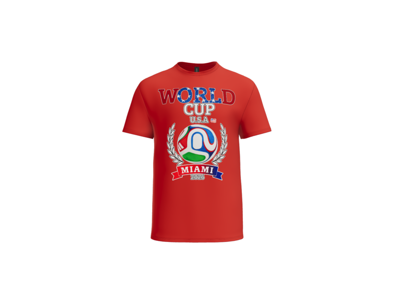 World Cup Miami 2026 T-Shirt – Premium Cotton Graphic Tee