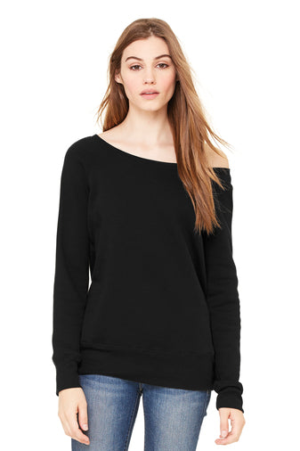 BELLA+CANVAS ® Women’s Sponge Fleece Wide-Neck Sweatshirt BC7501